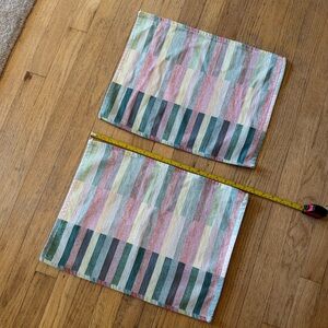 Striped Multicolor Placemats (Set of 2)